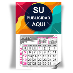 Calendario Full Color Santoral Carta